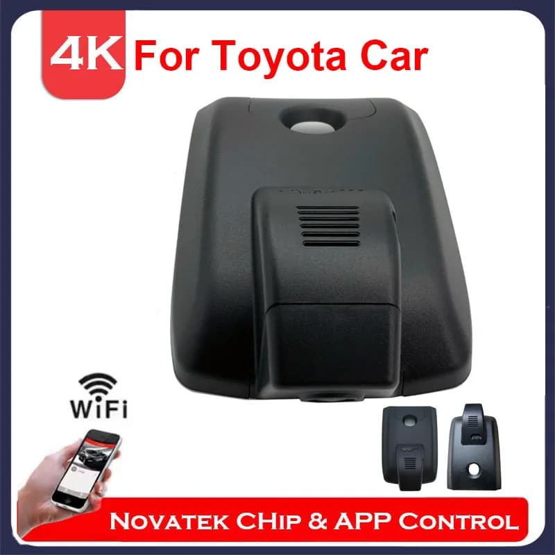 4K HD 2160P Wifi Dash Cam for Toyota Camry 8th Gen (XV70) 2022 2021 2020 2019 2018, Plug And Play Car DVR with APP Control