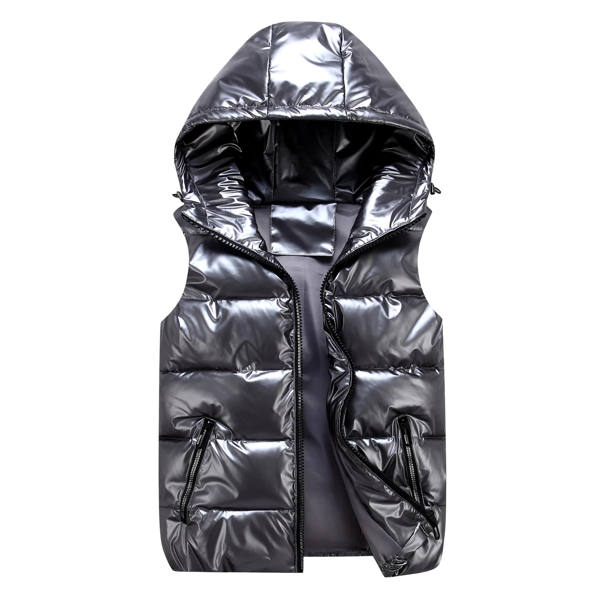 2025 coreano autunno inverno gilet lucido per ragazzo impermeabile junior ragazzo giacca senza maniche 3-20 anni bambino adolescente ragazze gilet