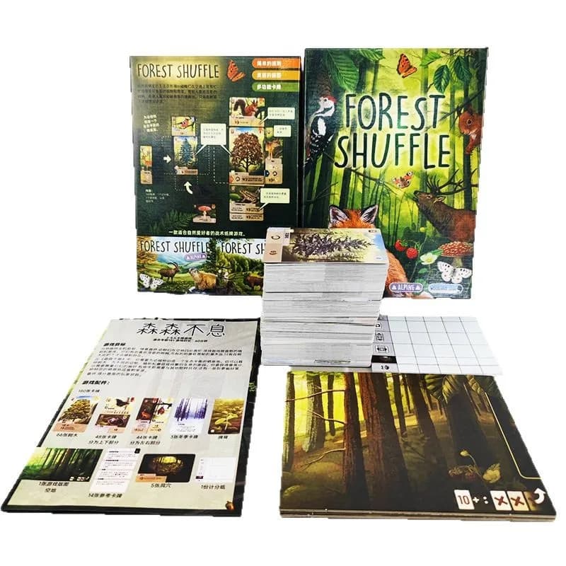 Endless Forest SHUFFLE, gioco di carte di raccolta multigiocatore, gioco da tavolo per il tempo libero e divertente