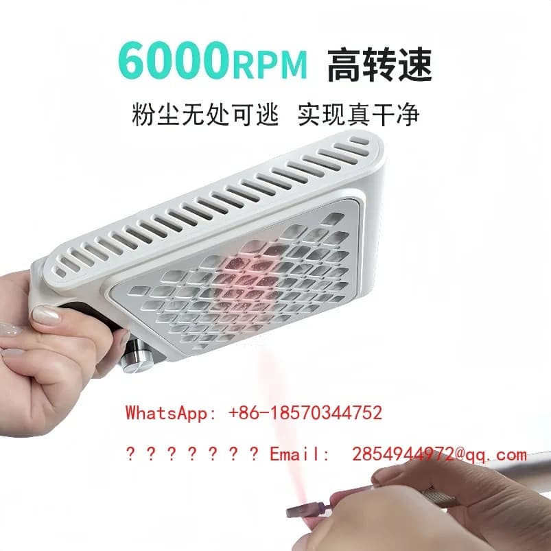 Electricity Storage, Manicure Vacuum Cleaner, Double Ball Turbine Suction Grinding, Dust Removal