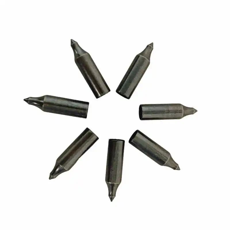 Set di 10 Accessori per Tiro con l'Arco, Punte per Frecce da Bersaglio Esterno, Inserti per Frecce in Fibra di Carbonio e Vetro con Filettatura da 9mm