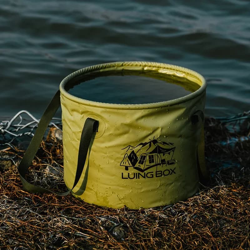 S-Camping Box Outdoor Folding Bucket Water Storage Fish Bucket Self Travel Guided Self hydration Package Camping