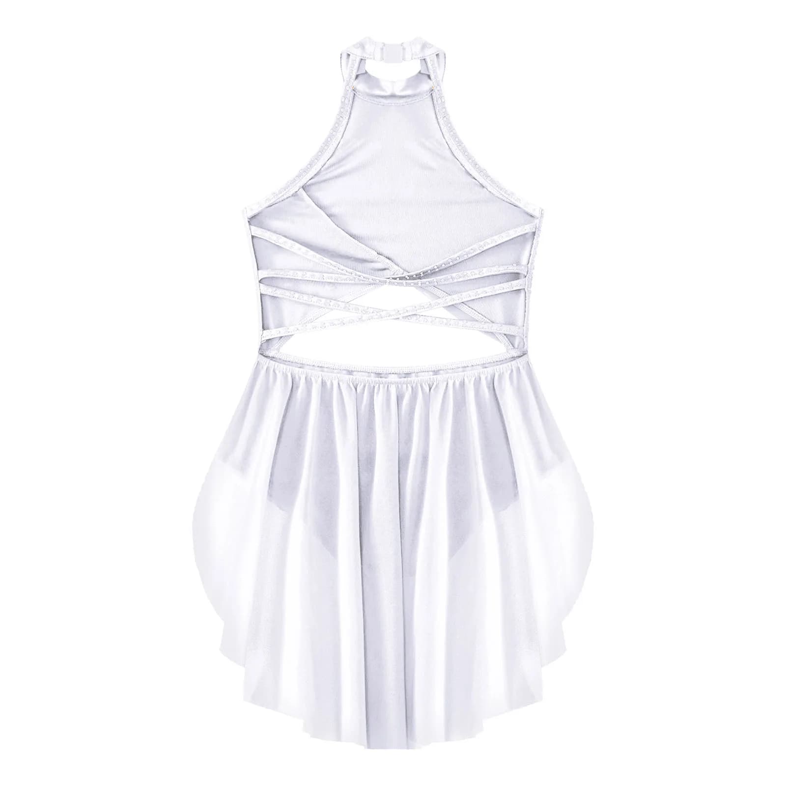 Vestito da Balletto per Bambine, Abbigliamento per Spettacoli, Abito per Pattinaggio Artistico, Costume da Danza Moderna e Lirica per Bambini