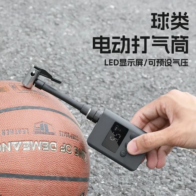 ESLNF Pompa ad aria portatile per pneumatici Veicolo elettrico Display digitale portatile Pompa per bici wireless intelligente