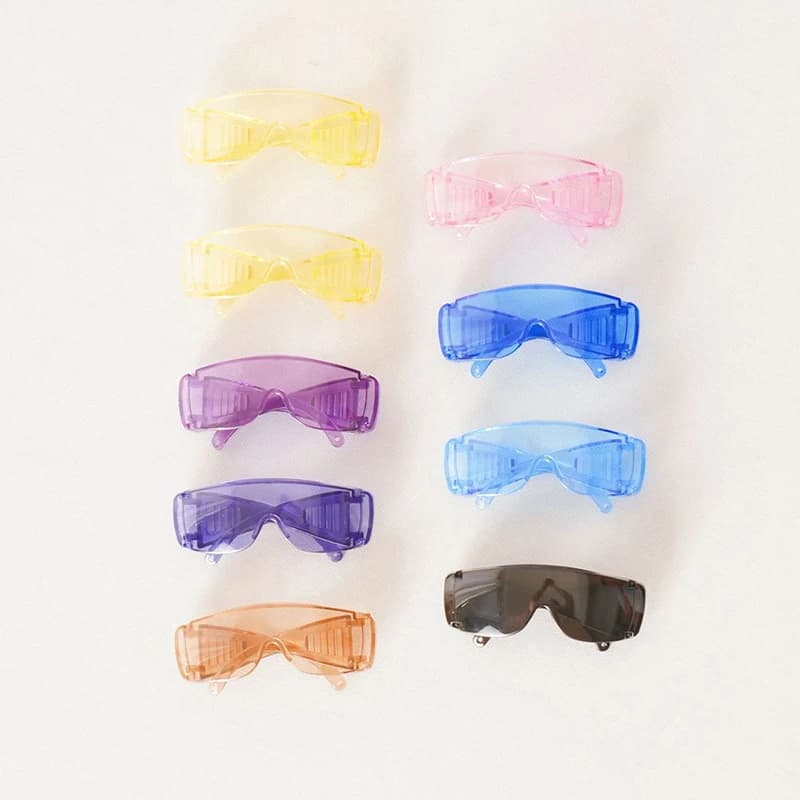 Occhiali da sci e occhiali vibranti per bambola in cotone da 15-17 cm; Regalo perfetto per accessori di abbigliamento.