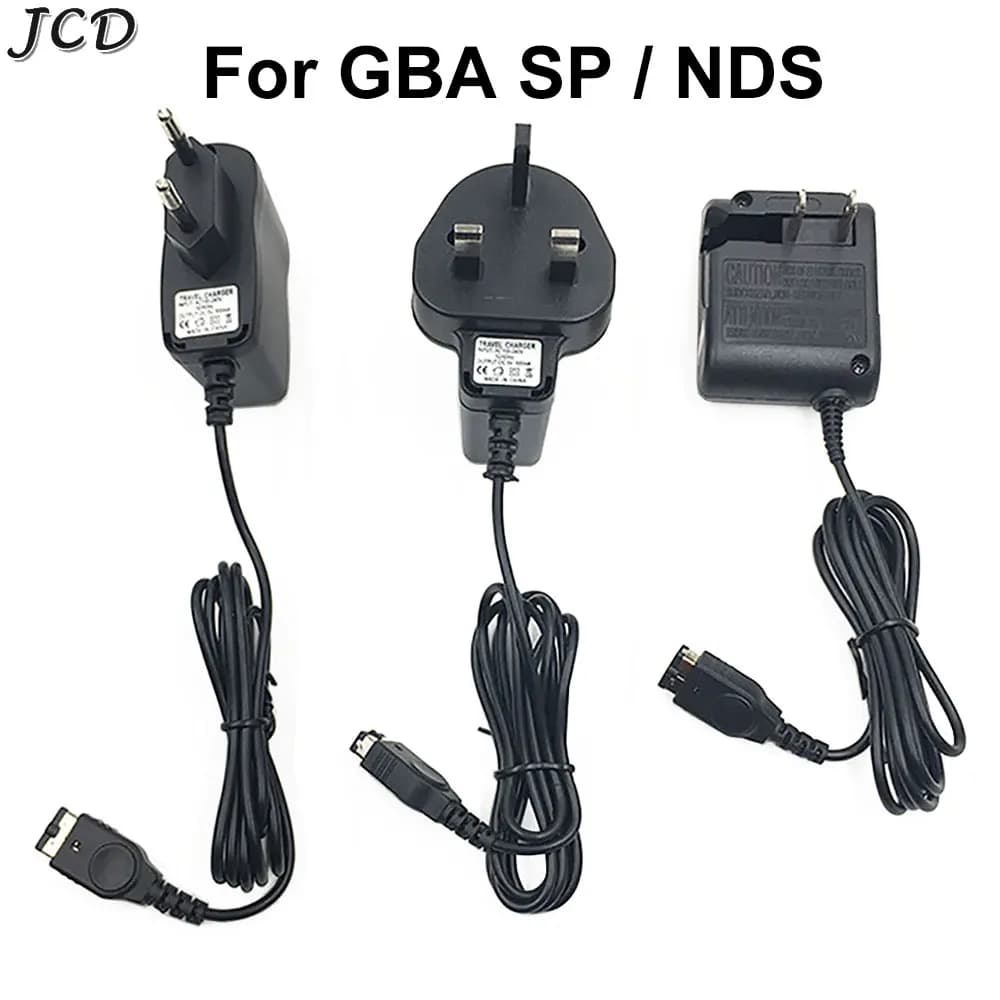 1Set 1.2m Adattatore per caricabatterie CA per DS NDS Cavo di ricarica per alimentatore Spina UE USA per Gameboy Advance SP GBA SP Accessori