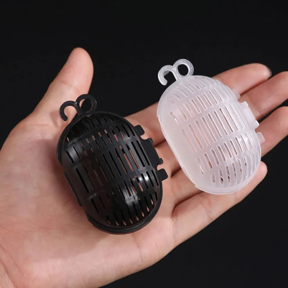 5 pezzi esca gabbia alimentatore borsa da pesca gamberetti gabbia aragosta esche filo palla scatola cestino alimentatore supporto pesce strumento accessori