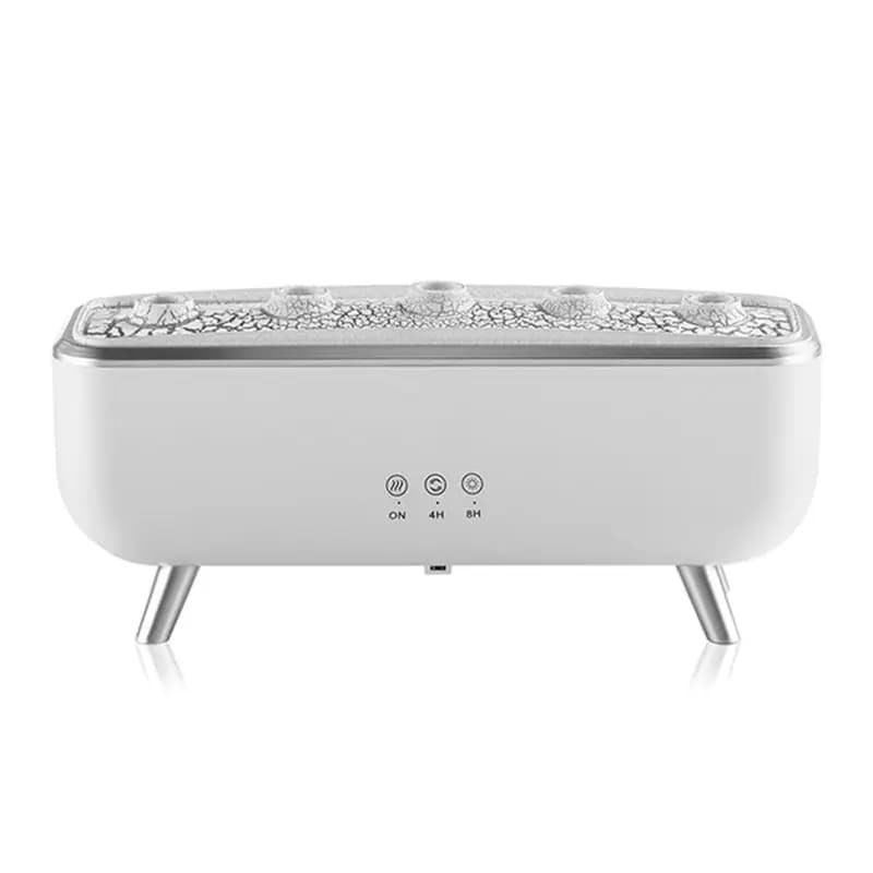 ABWR-Jellyfish aroma diffuser with decompression effect, flame simulation, humidifier with office colored lighting, EU plug