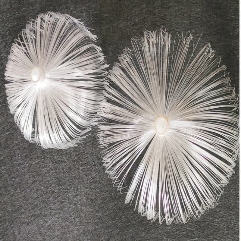 5Pcs Dandelion Jellyfish Fiber Optic Chandelier Christmas Solar Light Decoration Outdoor String Lights Fiber Optic Flower Lighti