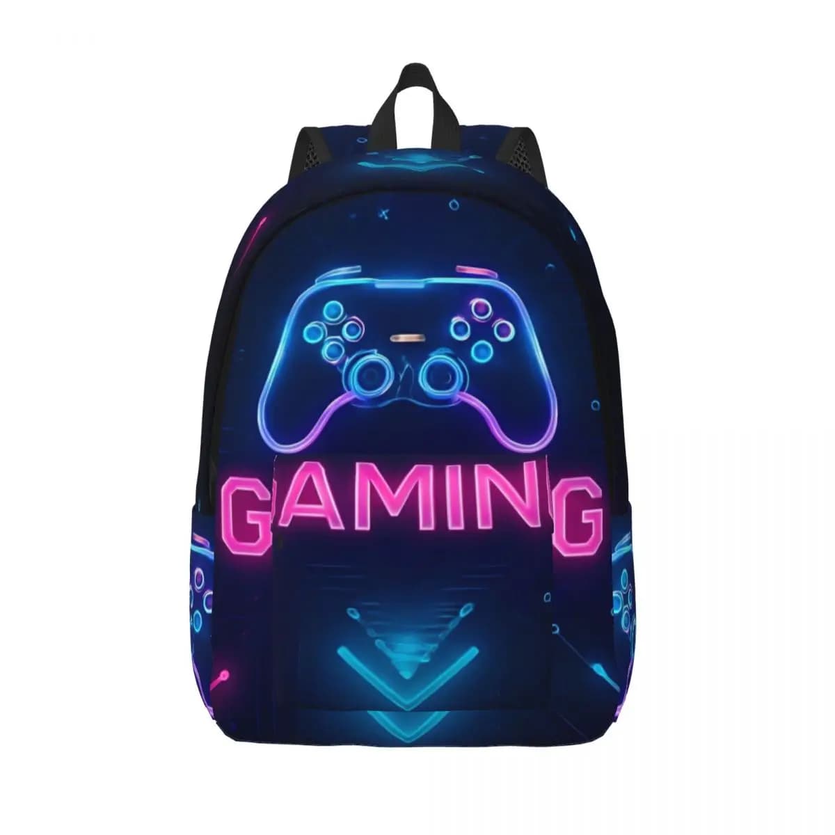 Zaino per Videogiochi e Controller, Resistente, per Adolescenti, Scuola Superiore, Escursionismo, Viaggi, per Uomini e Donne, Borsa per Laptop in Tela