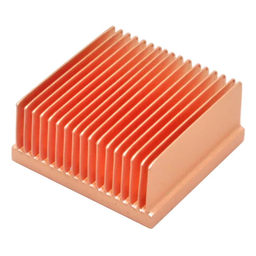 25x25x11mm Pure Copper Mini Heat Sink Radiator Heat Sink for Raspberry Pi MOS Chip IC printer 3D electronic cooling device