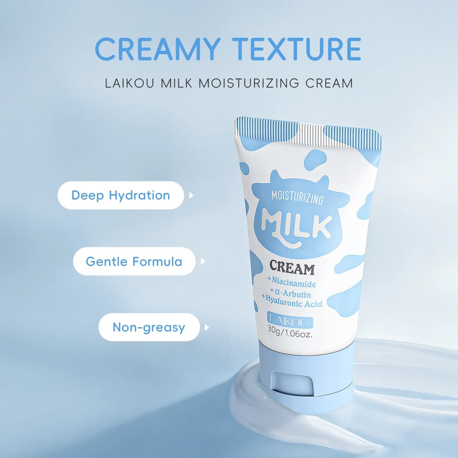 LAIKOU 30g Milk Cream For Face Collagen Cream For Face Hydrating Moisturizing Essence For Face Nutrient Oil Control Skin Care Face