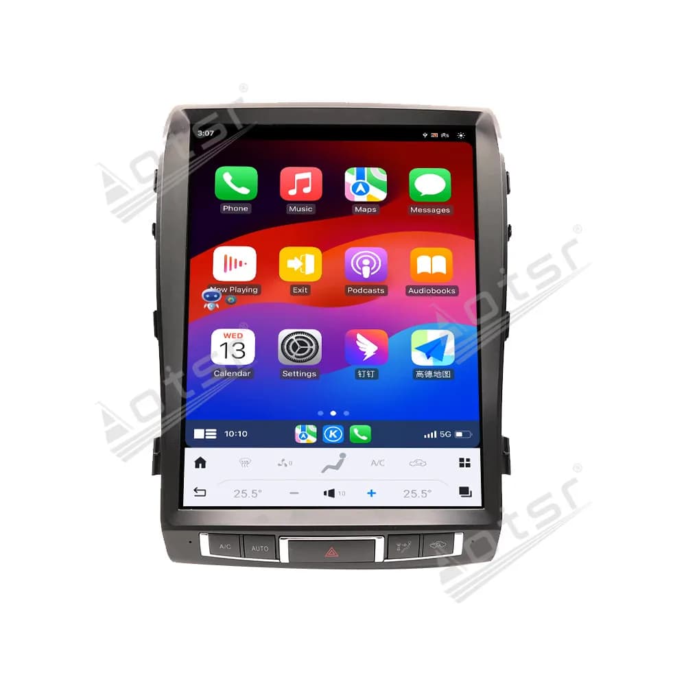 For Toyota Land Cruiser 2008 - 2015 15" Car GPS Navigation with CarPlay, Android Auto Multimedia Information System