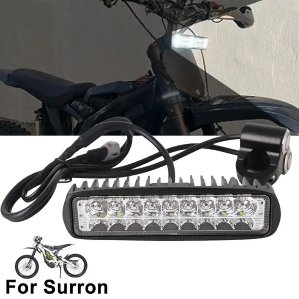 For Surron LED Headlight Head Electric Dirt Bike Spotlight Light Switch Waterproof Segway For Lightbee Surron X S X160 X260