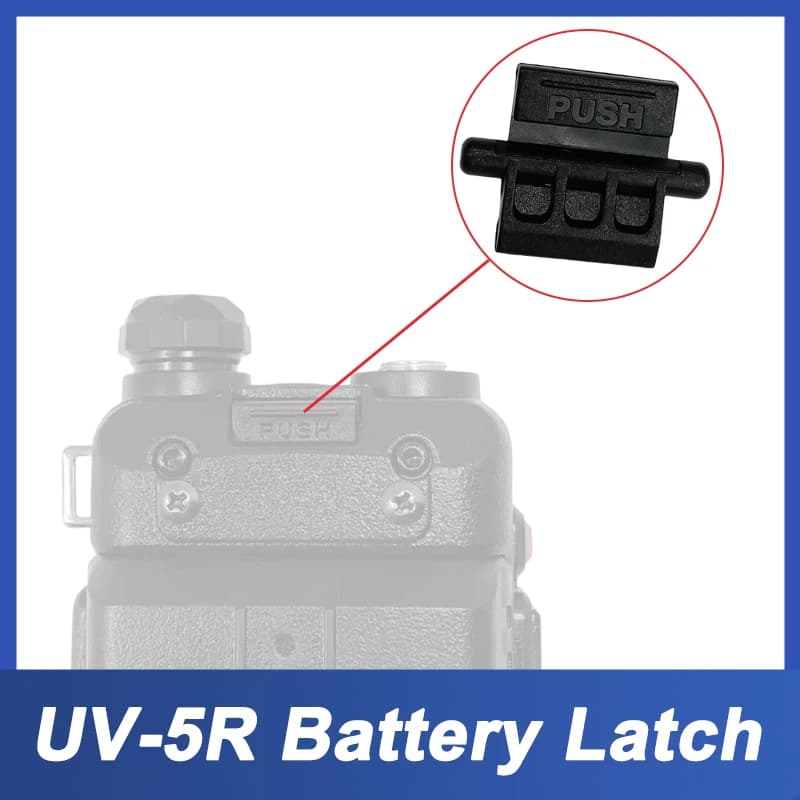 Push Button Battery Latch For Baofeng Walkie Talkie UV5R UV-5R UV-5RA UV-5RB UV-5RE BF-F8HP Two Way Radio Battery Lock Holder