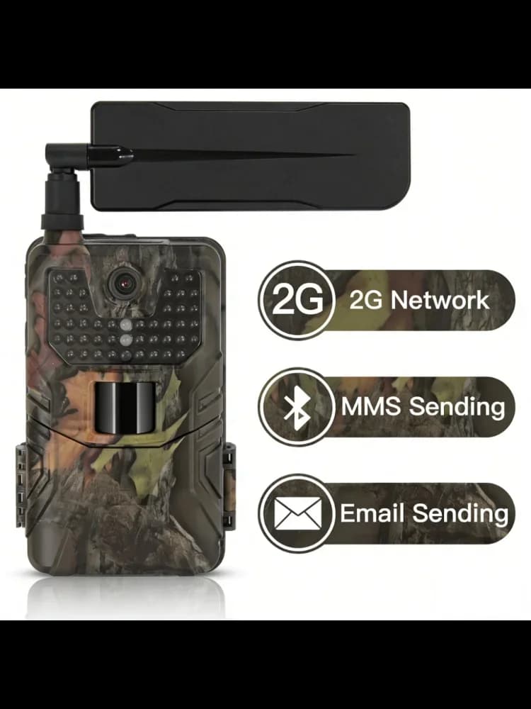 Wildlife Hunting Camera with Night Vision, 2G SMS MMS SMTP Email Cameras HC900M 20MP 1080P for Surveillance
