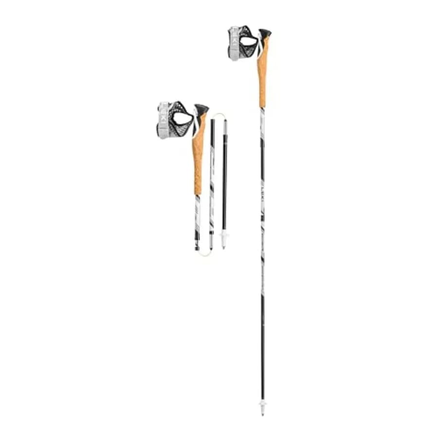 Cross Trail FX.One Superlite Carbon Bastoncini da Trekking Pieghevoli Leggeri in Carbonio per Escursionismo e Trail Running