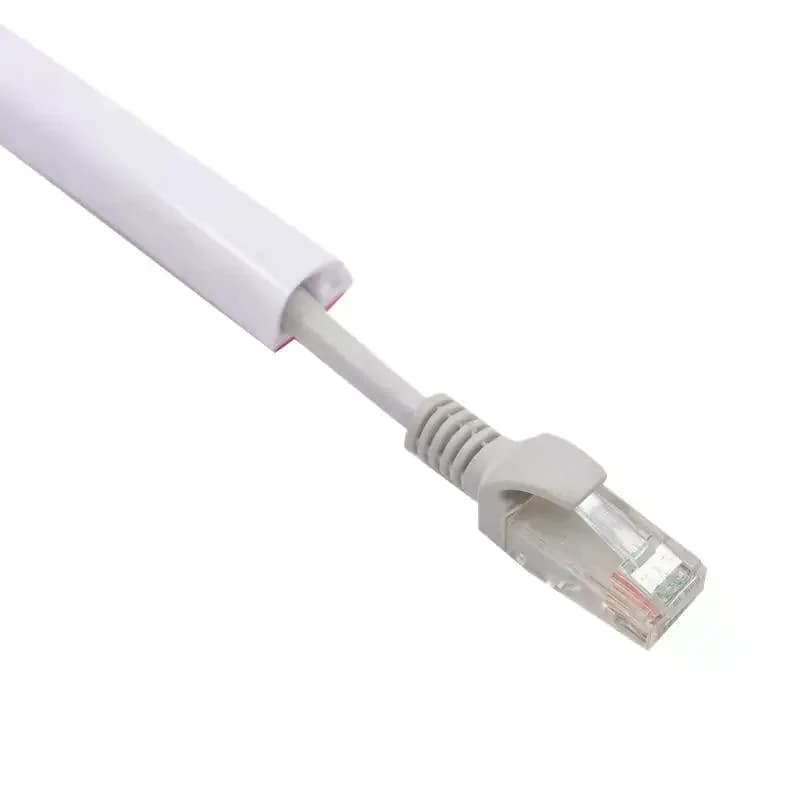 Cavo di copertura flessibile per cavo da pavimento da 1/2 metri Cavo autoadesivo per tutti i cavi Nasconduccia per cavi Internet Gestisci cavi per slot per condotti