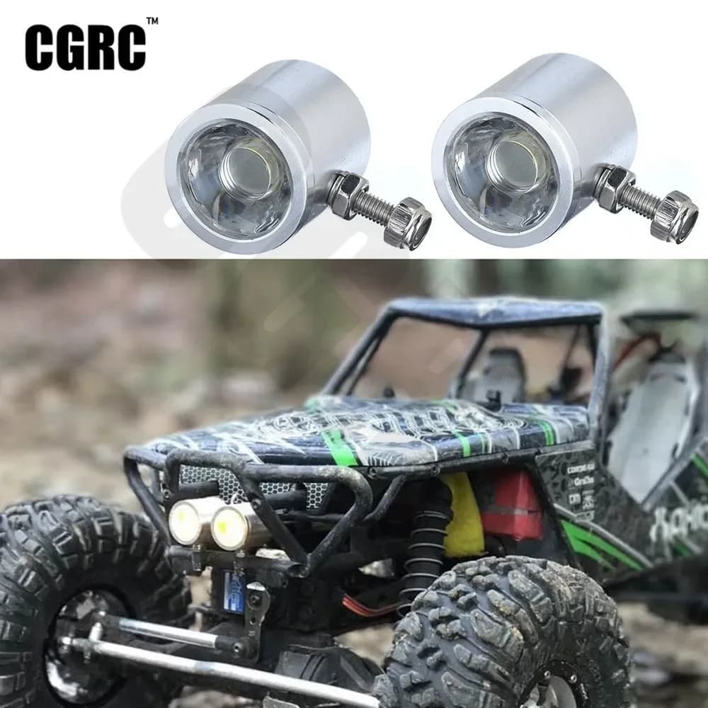 Evidenziare Faretto A LED Luce di Cupola Per 1/5 1/8 1/10 RC Auto RC Barca TRX4 SCX10 RC4WD LOSI UDR Slash E-REVO X-Maxx Rovan Baja