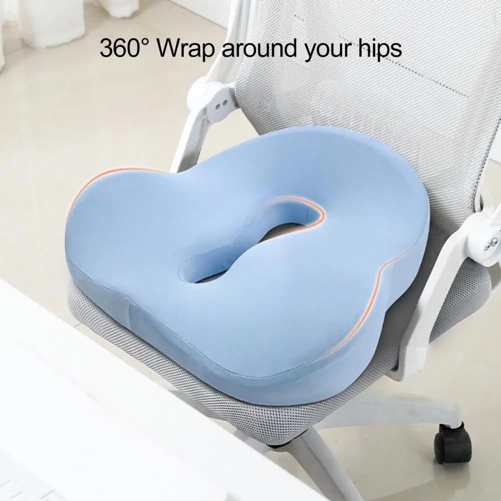 43*38cm cuscino del sedile per alleviare la pressione tappetino ergonomico cuscino per alleviare il dolore in Memory Foam cuscino per sedia da ufficio cuscino per scrivania da gioco seggiolino per auto