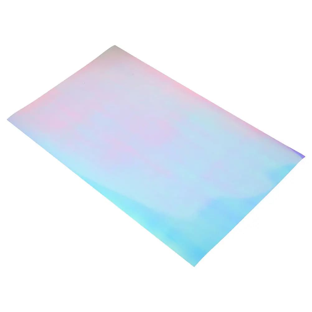 Holographic Transfer Vinyl Htv for T-Shirts Bags Crafts DIY Glow in Dark Holographic Iron on Vinyl Sheet Transfer Film