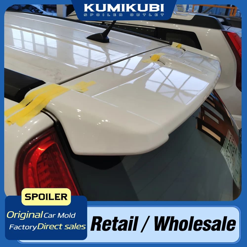 Roof Top Spoiler For 2007-2011 Honda CR-V CRV Factory Style ABS Unpainted Black Hatchback Boot Deck Lip Wing Available