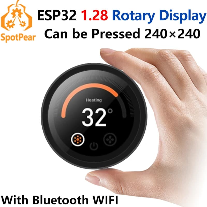 Development card ESP32 C3 round rotating screen 1.28 inch LCD Smart Touch display 1.28 inch 240x240 LVGL for Arduino