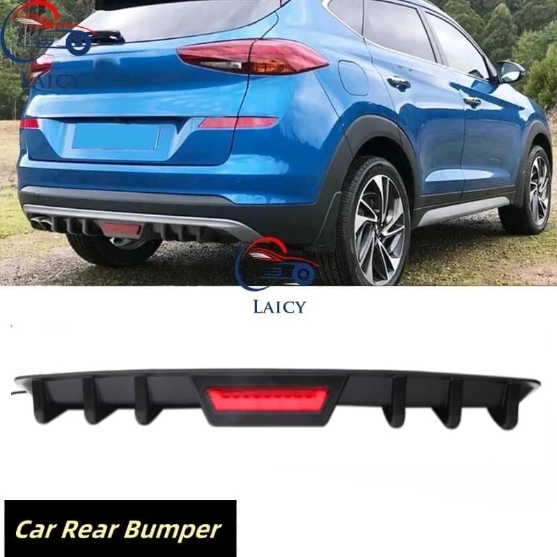 LAICY Per H-yundai Tucson 2005-2020 Auto Paraurti Posteriore Diffusore Labbro w/Freno di Coda Luce di Arresto Splitter Spoiler Pinna di Squalo Lip Kit