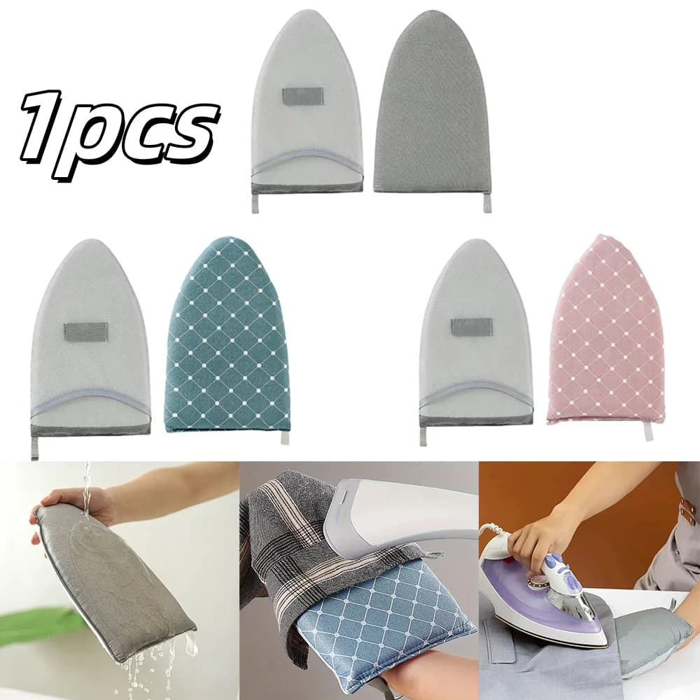 1 pz palmare mini asse da stiro antiscottatura ferro vestiti resistenti al calore guanti resistenti al calore per negozio di abbigliamento macchie strumenti