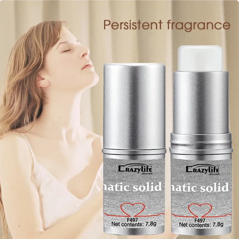 Profumo Solido in Balsamo per Uomo e Donna - Fragranza Fresca e Portatile, Aroma Floreale, Senza Alcool, Ideale per Abbigliamento Casual