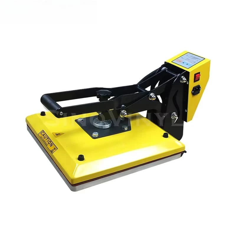 Macchina per Stampa a Sublimazione con Tecnologia Super Heater 38x38cm per Trasferimento Termico su Tessuti