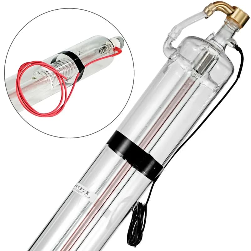 【Trending】TX 40-130W CO2 Laser Tube with Borosilicate Glass for Engraving/Cutting Acrylic, Wood, Leather, Fabric