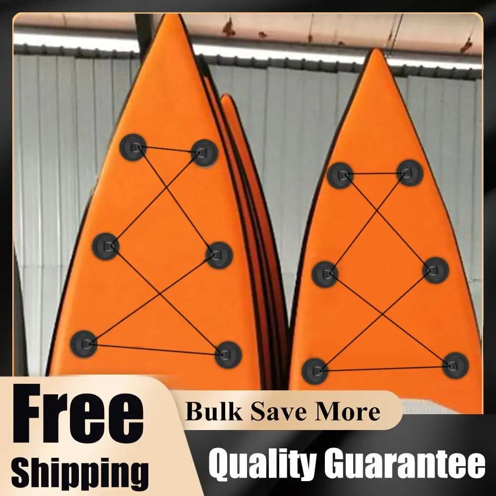 Patch ad anello a D da 8 cm per Stand Up Paddle, patch rotondo in PVC resistente all'acqua di mare per gommone e kayak