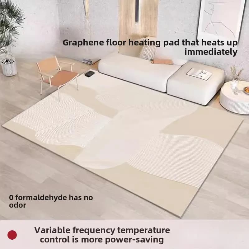 Heating pad for flooring, heating mat for living room, bedroom, yoga, electric heating carpet winter
