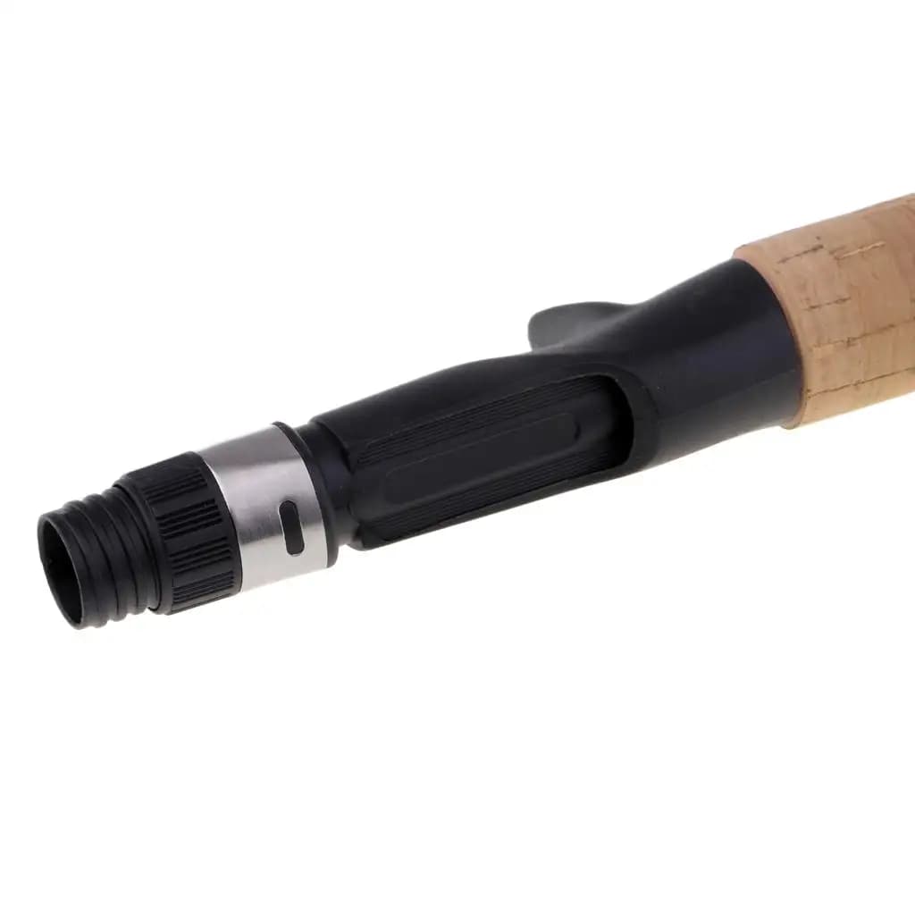 Kit Manico in Sughero per Canna da Pesca con Portamulinello, Accessorio Leggero per Riparazione e Personalizzazione Fai-da-te di Canne da Pesca