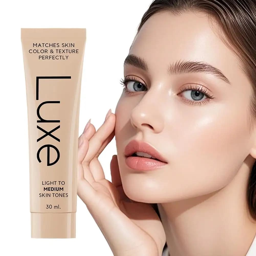 Luxe Color Changing Foundation With Moisturizing Essence SPF Sun Protection Lightweight For All-Day Wear For Mature & Sensitive