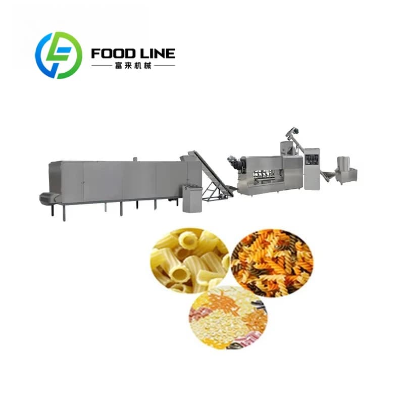 Penne Macaroni Extruder Line Industrial Pasta Processing Machine for Sale Commercial Use price buy cost for Home Office