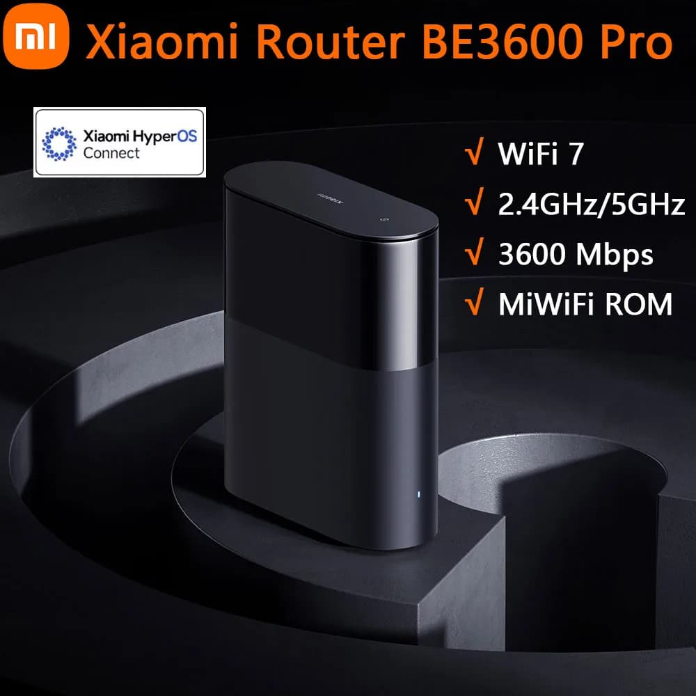Router Xiaomi BE3600 Pro WiFi 7 Dual-Band WAN LAN 2.4/5GHz Qualcomm Quad-core 3570Mbps Accelerazione di gioco Ripetitore di rete a rete