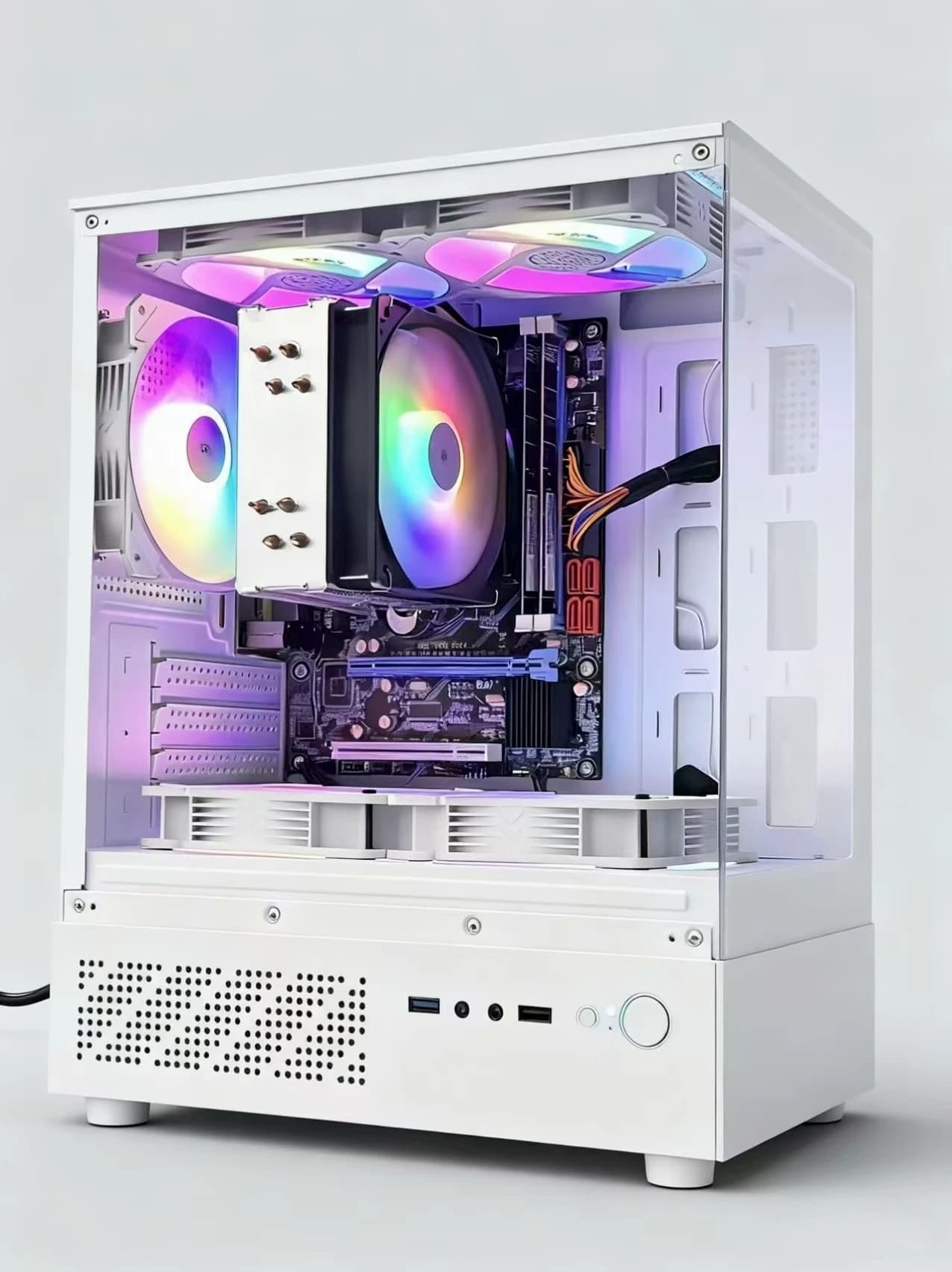 AOTESIER Gioco Desktop Host Core I3 I5 I7 CPU 8G RAM 120GB 256GB 512GB SSD Alimentazione PC Gaming Computer desktop con scheda grafica