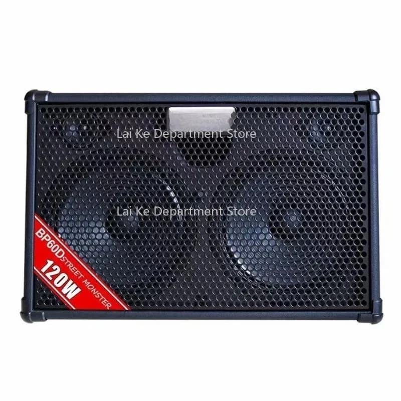 Coolmusic BP60D Amplificatore per chitarra elettrica acustica Altoparlante Ukulele Pianoforte Sax Pratica Coro incorporato Riverbero Effetti di ritardo