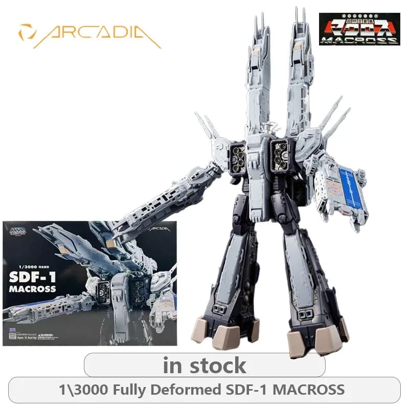 ARCADIA Originale Robotech: The Macross Saga Serie 1\3000 Completamente Deformato SDF-1 MACROSS Action Figure Modello Giocattoli Regali Per Ragazzi