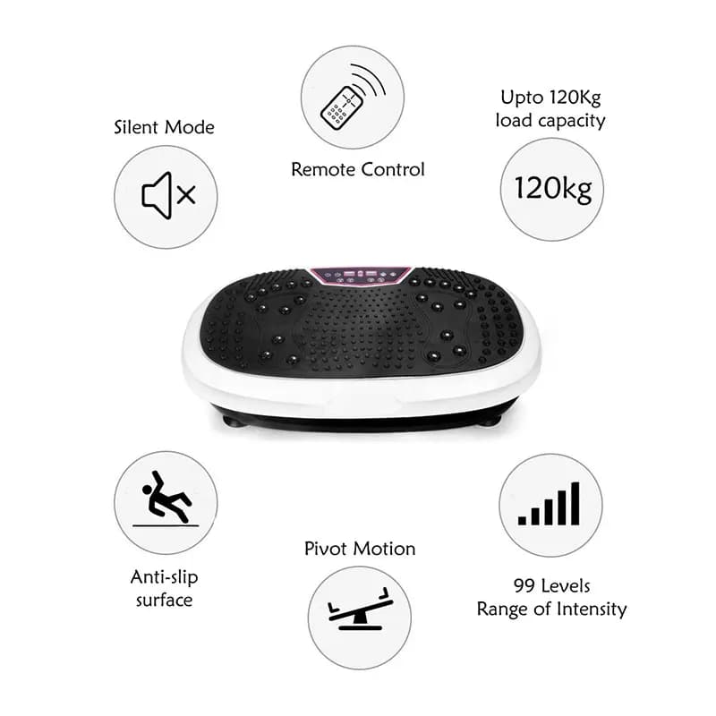 Vertical exercise with vibrating plate for home use, fitness body, weight loss
