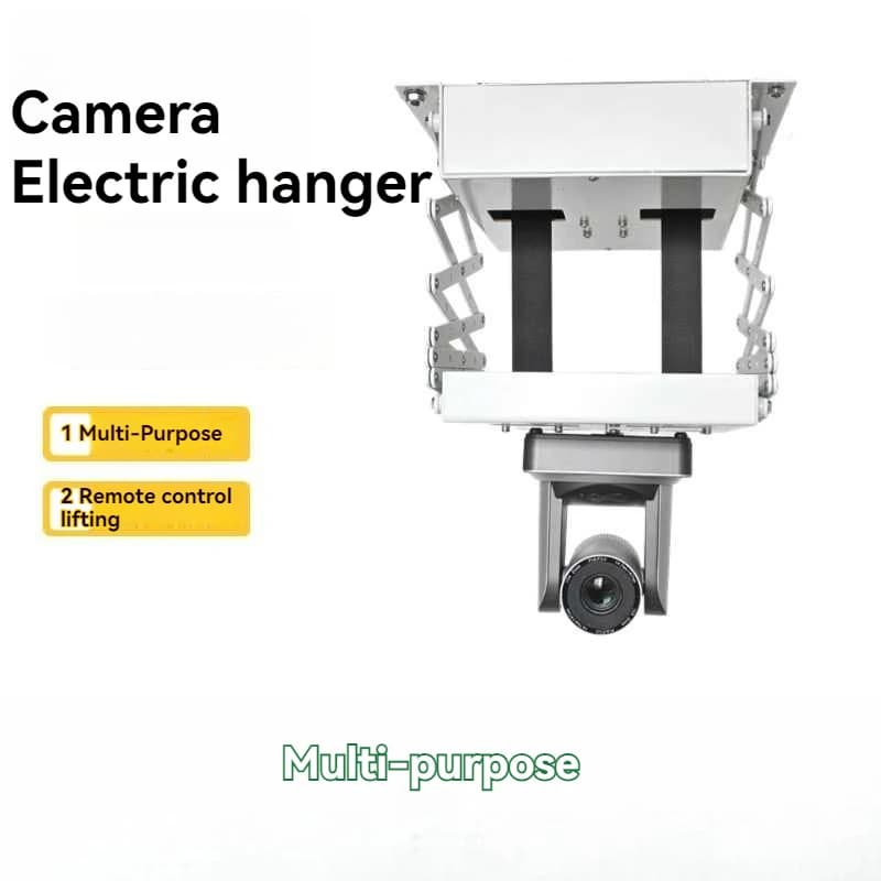 Gancio elettrico per proiettore Installazione a soffitto Gancio telescopico con telecomando Gancio per staffa di sollevamento per proiettore da 1/1,5/2M