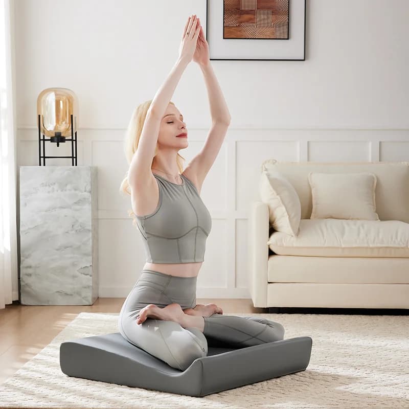 Ergonomic Meditation Cushion,Premium Zafu Pillow for Yoga & Zen Sitting, Comfortable Floor Seating with Posture Support for Home