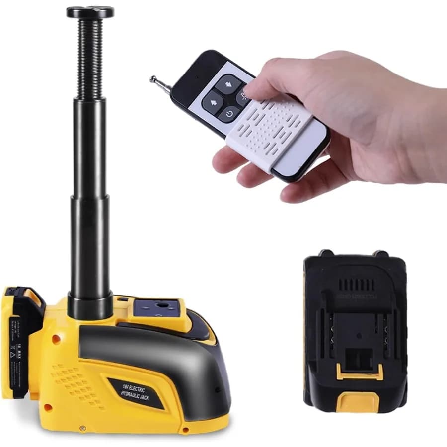 Auto elettrica Martinetto Idraulico Telecomando Senza Fili 5 Ton 18V Automatico Piccolo Portatile Kit di Cambio Dei Pneumatici Riparazione Di Emergenza Pneumatico A
