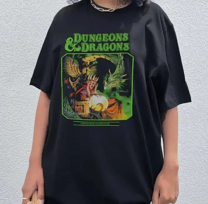 Dungeon & Dragon Vintage Inspired Tee, DnD Shirt