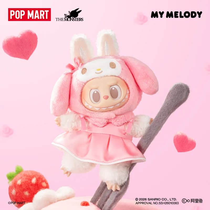 POP MART LABUBU THE MONSTERS SANRIO CHARACTERS Serie di Peluche in Vinile Blind Box Mystery Box Giocattoli Anime Figure Ornamenti da Collezione
