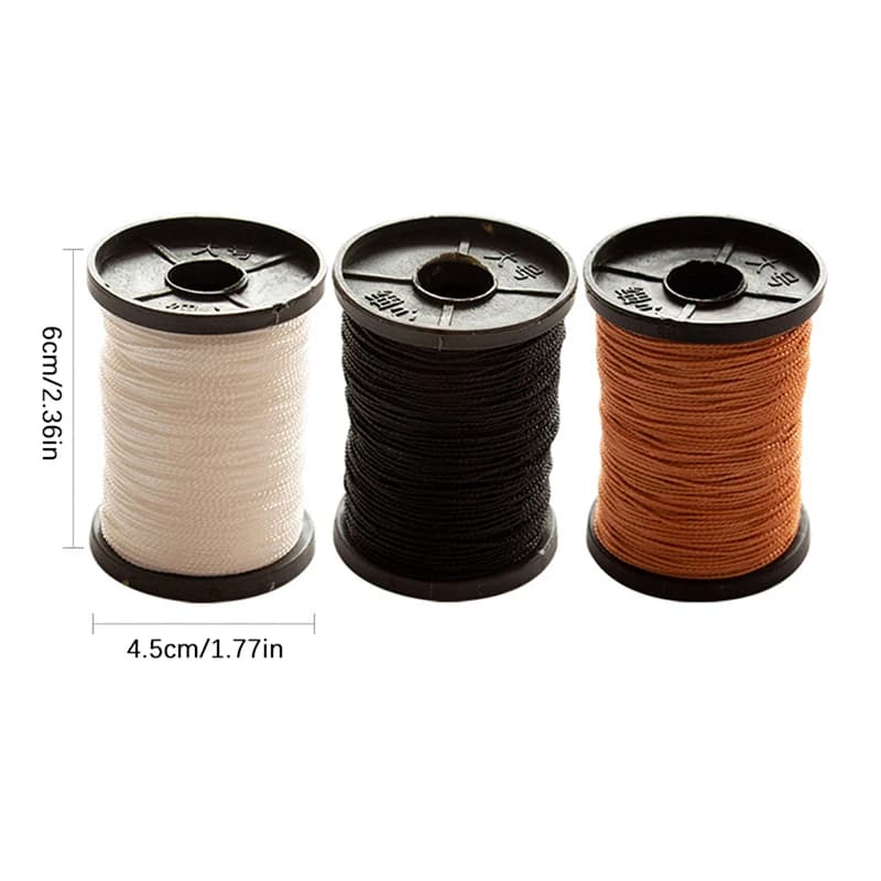 1 pz Filo in Nylon da 50M per Pneumatici, Scarpe, Reti da Pesca, Filo Super Resistente, Corda Intrecciata in Nylon, Fili per Reti Tessute