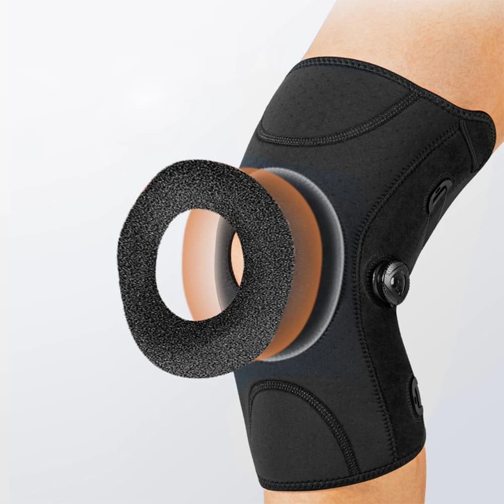 1 pz ginocchiere regolabili supporto per ginocchio tutore protezione fitness attrezzatura da lavoro ginocchiera per sollievo dal dolore articolare elastico pressurizzato