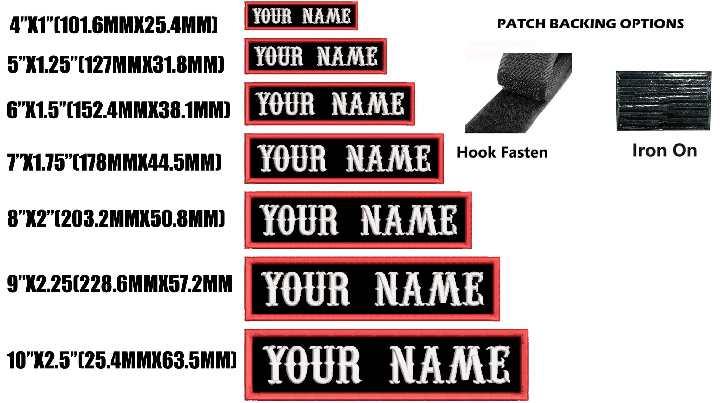 1 pezzo di toppa con nome personalizzato, toppe personalizzate per motociclisti da motociclista Rocker Rider, gilet tattico, giacca, imbracatura per cani con applicazioni